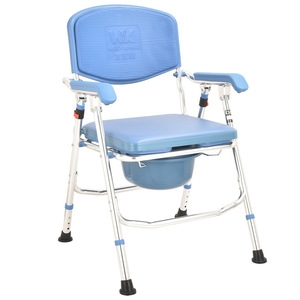 <b>Folding</b> Nursing Chair With <b>Commode</b> Seat For Elderly And Disabled Hospital Use - Product Image 3