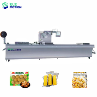 Machine d'emballage alimentaire semi-automatique Elemotion avec thermoformage sous vide et scellage pour viande, poisson, saucisses, fromage