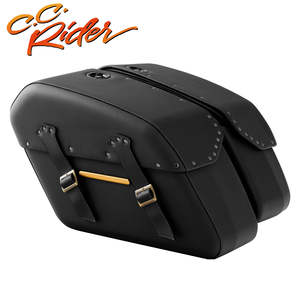 CCR-BAG-07-BK desmontable alforjas de Harley FLFB FLFBS <span class=keywords><strong>FXBR</strong></span> 18-23 negro - Product Image 2