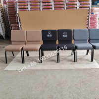 Chaise de réception de mariage d'église bon marché en gros chaises de salle à manger en métal de banquet d'hôtel de haute qualité prix