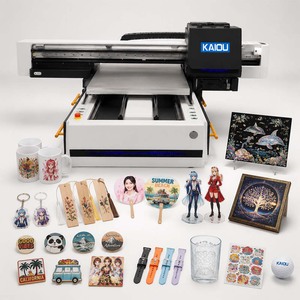 Machine <span class=keywords><strong>d</strong></span>'impression multifonctionnelle pour verre, pierre, cuir, bois, PVC, polycarbonate, cartes, ABS, TPU, coques de téléphone, <span class=keywords><strong>imprimante</strong></span> à plat UV grand format 6090 - Product Image 4