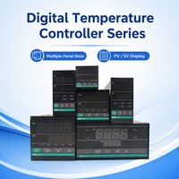 Contrôleur de température numérique PID Ydkz, double alarme, module de contrôle PID pour chauffage et refroidissement, série RS485 Modbus 48x48 72x72 96x96mm