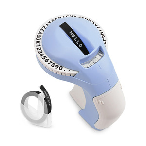 Étiqueteuse portable B90, imprimante d'étiquettes adhésives similaire à la machine à étiquettes <span class=keywords><strong>Dymo</strong></span> 12965, compatible avec les rubans d'étiquettes <span class=keywords><strong>Dymo</strong></span> 3D 9 mm - Product Image 1