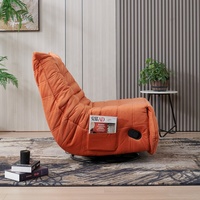 Orange Caterpillar Design Moderne elektrische Liege New Power Lazy Sofa Liege mit Hot Decoro Leder Kinder stuhl