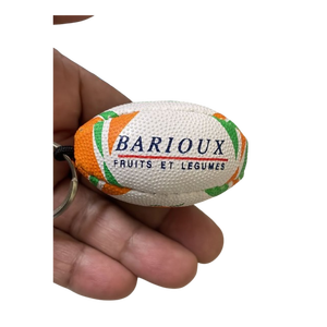 Nouveau et meilleur 2024 unisexe ballon de rugby sport porte-clés personnalisé en caoutchouc avec crochet pour clés et sacs ensemble de Style adulte - Product Image 2