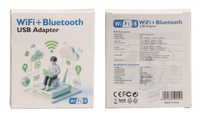 Prix Usine Clé USB Wi-Fi 6 900 Mbps Double Bande 2.4G & 5.8G BT5.4 Adaptateur Carte Réseau Sans Fil Sans Pilote pour Ordinateur de Bureau et Portable