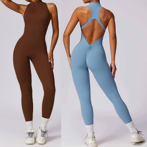 Combinaison de yoga sexy et durable pour femmes, combinaison de sport extensible à une pièce pour la salle de sport, la remise en forme et les entraînements en plein air - Product Image 1
