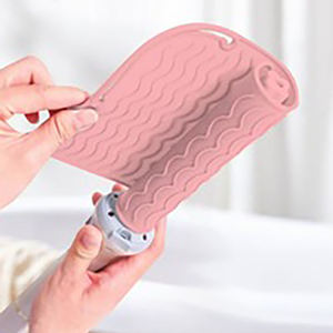 Alfombrilla <span class=keywords><strong>de</strong></span> Silicona Resistente al Calor para Plancha <span class=keywords><strong>de</strong></span> Pelo, Portátil, Plegable, <span class=keywords><strong>con</strong></span> Logotipo Personalizado para Salón - Product Image 4