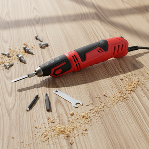 <span class=keywords><strong>Herramienta</strong></span> Rotatoria Eléctrica Profesional China de 3 Piezas, Tipo Cuchillo Japonés, 60W, <span class=keywords><strong>Dremel</strong></span>, Carburo, con Velocidad Variable, <span class=keywords><strong>Precio</strong></span> de Fábrica - Product Image 4