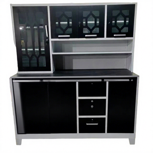 Meuble de cuisine en acier inoxydable à assembler, mobilier de maison écologique, structure démontable, couleur personnalisable, en vente - Product Image 1