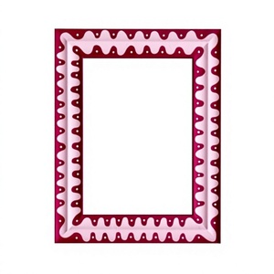 High Quality <b>Pink</b> Trending Lacquer Photo <b>Frame</b> OEM Customization Multi Purpose Lacquer Product from Vietnam Factory HNH Craft - Product Image 1