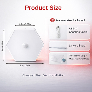 2025 New Product 625/660/670 nm Wavelength Red Lamp Motion Sensor Night <strong>Light</strong> Bedroom <strong>Corridor</strong> Stairs Lighting Night <strong>Light</strong> - Product Image 4