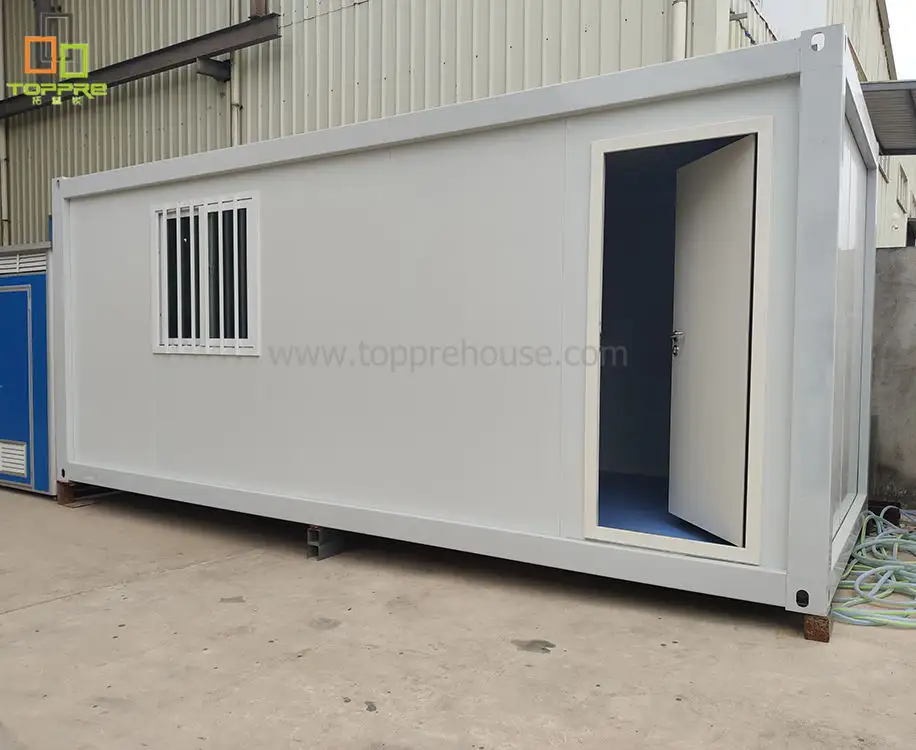 Suite de dos dormitorios plegable de 20 pies Modular Móvil de lujo con techo móvil prusiano para campo de trabajo prefabricado de Casa