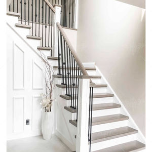 Escalera Interior Moderna Estándar Australiana/Canadiense con Escalones de Madera - Product Image 6