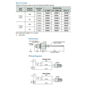เจมส์ ELS-950 เซ็นเซอร์วัดระดับแบบอิเล็กโทรออปติก 5 VDC 12 VDC เกรดอุตสาหกรรม ทนอุณหภูมิสูง -40 ถึง 110 องศาเซลเซียส - Product Image 2