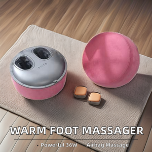 Máquina masajeadora de pies con rodillo muscular eléctrico de calefacción con ajustes de varios niveles de presión de aire para masajeador de pies caliente de piernas con calor - Product Image 3