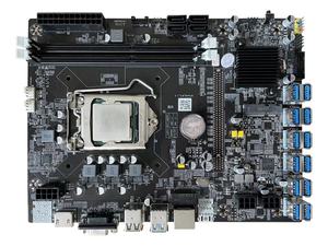B75 12USB Hỗ Trợ 12 Card Đồ Họa LGA1155 Bo Mạch Chủ <span class=keywords><strong>DDR3</strong></span> Với Bộ Xử Lý G1620 - Product Image 3