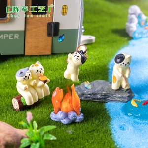 Accesorios Decorativos <span class=keywords><strong>para</strong></span> Casa de Muñecas Estilo Japonés, Micro-Paisaje <span class=keywords><strong>para</strong></span> Picnic, Adornos Pequeños <span class=keywords><strong>para</strong></span> Coche y Escritorio - Product Image 2