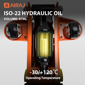 <span class=keywords><strong>Cric</strong></span> hydraulique portable avec bandes réfléchissantes - Convient pour une utilisation nocturne et pour divers modèles de voitures - Product Image 3