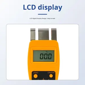 Humidimètre pour <span class=keywords><strong>bois</strong></span>, modèle LCD, pour surfaces textiles, carton, murs, sols, <span class=keywords><strong>bois</strong></span>, matière première textile inductive - Product Image 4