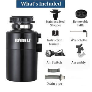 Trituratore Elettrico per Rifiuti Alimentari DC 560W in Acciaio Inox, Funzionamento Silenzioso, Grande Capacità, Durevole, Facile da Usare, Ecologico - Product Image 5