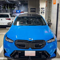 Pour BMW M5 G90, couvre-rétroviseurs en fibre de carbone sèche, kit de carrosserie de remplacement, facile à installer