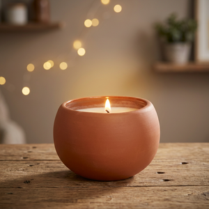 Pots à plantes en terre cuite modernes à finition naturelle pour le jardin et la décoration de bureau - Product Image 3