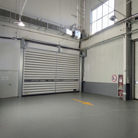 Vente directe d'usine - Volet roulant en aluminium coupe-vent et anti-poussière pour porte large