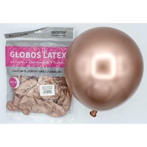 Ballons en latex Party Love 30cm rose gold métallisé pour décoration de fête - Product Image 1