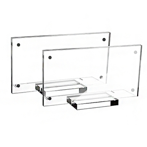 Cadre de porte-monnaie en acrylique transparent personnalisé avec base porte-billets en acrylique pour collectionneurs - Product Image 2