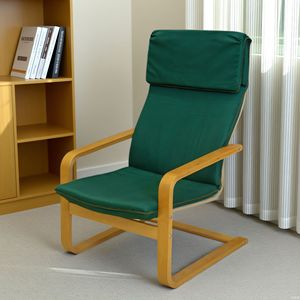 Sillón <span class=keywords><strong>Reclinable</strong></span> Moderno de Madera con Respaldo Sólido para Dormitorio y Sala de Estar - Product Image 3