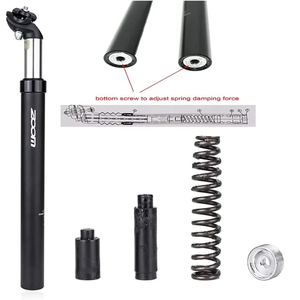 <span class=keywords><strong>Tige</strong></span> <span class=keywords><strong>de</strong></span> <span class=keywords><strong>selle</strong></span> <span class=keywords><strong>de</strong></span> vélo à suspension <span class=keywords><strong>télescopique</strong></span> en aluminium Zoom 350 mm pour <span class=keywords><strong>VTT</strong></span>, 27,2/28,6/30,8/31,6 avec accessoire d'amortissement pour la conduite à vélo - Product Image 6