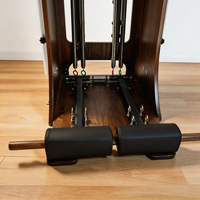Silla de Pilates Wunda de Madera de Nogal con Asas Ajustables |   Silla de Estabilidad de Grado Médico para Rehabilitación y Equilibrio
