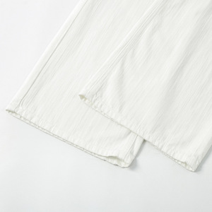 <span class=keywords><strong>Pantalon</strong></span> en jean large pour <span class=keywords><strong>femme</strong></span> Lin de haute qualité, classique et polyvalent, noir et <span class=keywords><strong>blanc</strong></span>, couleur unie, coupe ample, tissu doux et confortable - Product Image 5