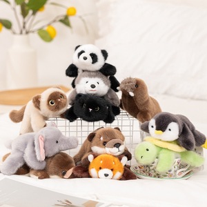 Venta Directa de Fábrica, Mini Muñecos de Peluche con Diseño de Animales de Dibujos Animados, Imanes para Refrigerador de 18 cm, Lindas Pegatinas Magnéticas - Product Image 2