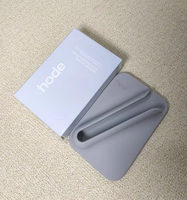 Étui de téléphone portable en silicone magnétique avec support pour rouge à lèvres et gloss pour Rhode