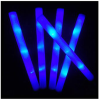 Bâtons en mousse allumés LED bâtons souples rallye Rave baguettes lumineuses multicolore Cheer clignotant Tube Concert pour les festivals fête