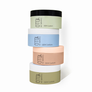 Contenants de Luxe Personnalisés Rose Ambré 200 ml 250 ml Givrés en Plastique PET Vides pour Beurre Corporel, <span class=keywords><strong>Pot</strong></span> d'Emballage <span class=keywords><strong>Cosmétique</strong></span> pour Crème avec Couvercles - Product Image 5