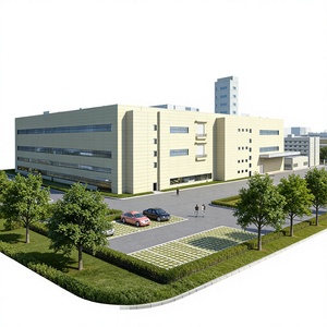 อาคารศูนย์โลจิสติกส์ระดับพรีเมียม โครงสร้างเหล็กกริดช่วงยาว สำหรับคลังสินค้า อพาร์ตเมนต์ โรงงาน ออกแบบตามความต้องการ - Product Image 1