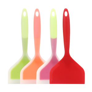Silicone Pancake Spatula Wide Slotted Kitchen Utensil Oven Safe <b>Microwave</b> Safe Hand Wash Only Soft Grip - Product Image 2