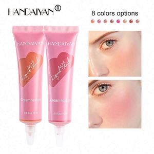 Fard à joues liquide en tube HANDAIYAN, hydratant, illuminateur, mat, nacré, maquillage <span class=keywords><strong>nude</strong></span> - Product Image 2