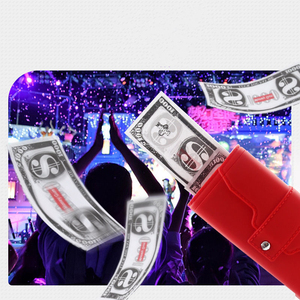 Nieuwkomers Party Spray Geld Boxs Bag Nieuwe Design Party Sfeer Spray Money <span class=keywords><strong>Gun</strong></span> Shooter Grappig Gekke Speelgoed Verjaardagscadeau Speelgoed - Product Image 1