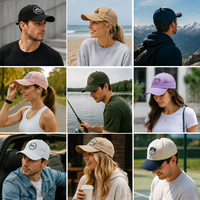 Gorras de Béisbol con Diseño Desgastado, Ajustables, Personalizadas, Unisex, con Logotipo Bordado en 2D y 3D