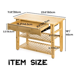 Bền 3-tầng tre Giày giá băng ghế dự bị lối vào hành lang phòng ngủ ban công phòng tắm lưu trữ tổ chức ngăn kéo giày lưu trữ chỗ ngồi - Product Image 6