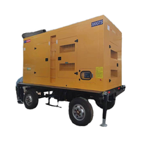 Groupe électrogène diesel silencieux portable 20 kW pour usage domestique, refroidissement par eau, alternateur triphasé