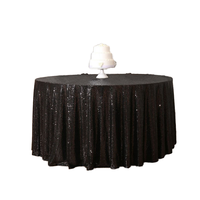 Nappes Modernes Artisanales à Paillettes, Motif Imprimé Rond, pour Mariages, Anniversaires, Banquets, Vente en Gros
