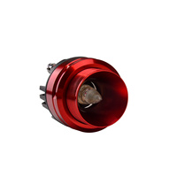 Speaker Super Tweeter Aluminium 300W 25.5mm Voice Coil, Tweeter Klakson Audio Mobil dengan Crossover Terintegrasi untuk Peningkatan Stereo Kendaraan