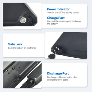 <span class=keywords><strong>Batterie</strong></span> Hailong Downtube Ebike 36V 48V 20.8Ah 28Ah Pack Lithium 18650 avec BMS 30A <span class=keywords><strong>pour</strong></span> Moteur 1000W - Product Image 3