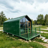 Cabaña Modular Biomimética Impermeable de Fábrica, Hotel Ecológico de Lujo, Casa Contenedor Prefabricada