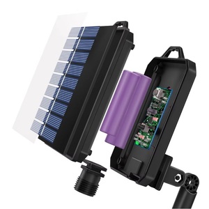 Vườn panel năng lượng mặt trời ngoài trời <span class=keywords><strong>LED</strong></span> giáng sinh đường phố trang trí bán kỳ nghỉ chuỗi ánh sáng ngân hàng điện không cần điện - Product Image 6